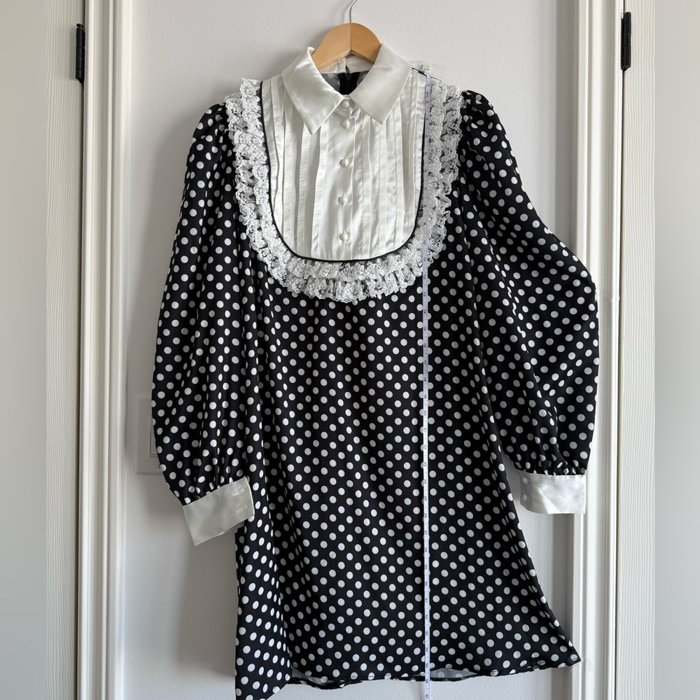 Black and White Polka Dot Dress
